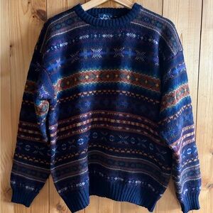 Vintage Wool Woolrich Men Sweater